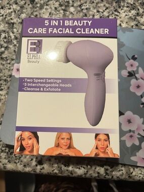 Elphia Beauty 5-in-1 Facial Cleaner - Lavender